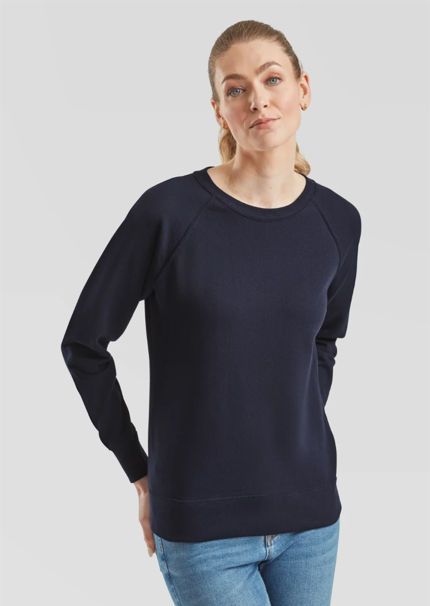 Fruit of the Loom Ladies Lightweight Raglan Sweat