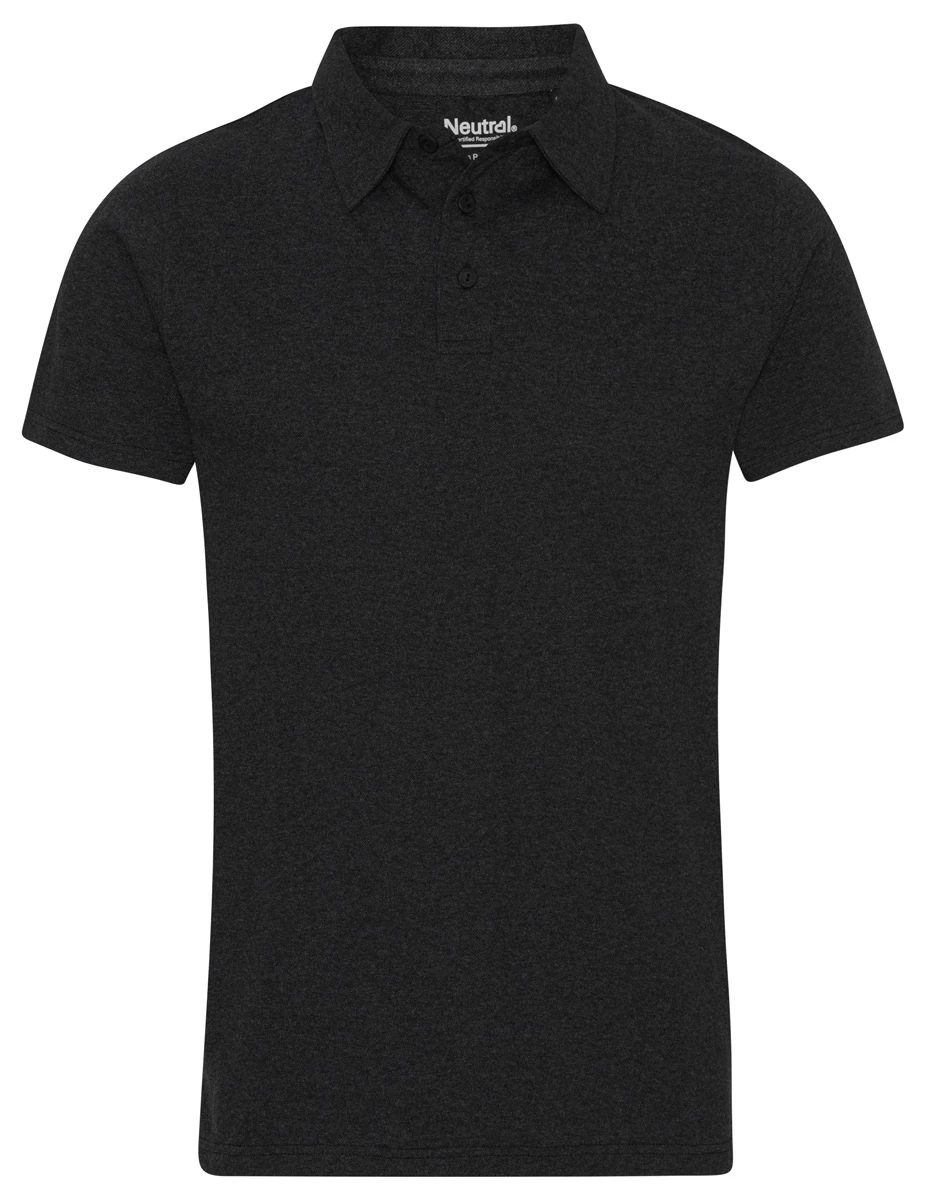 Neutral Recycled Cotton Polo