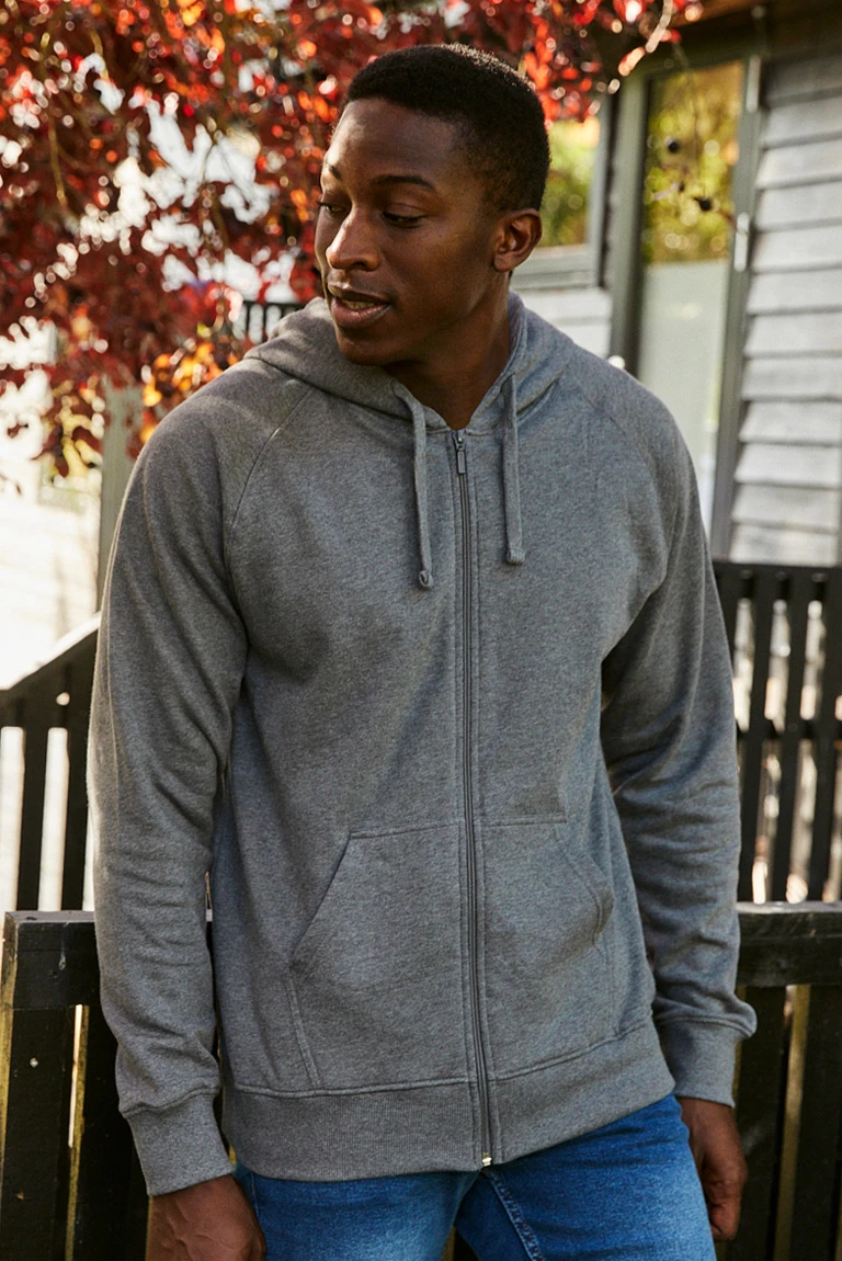 Neutral Mens Zip Hoodie
