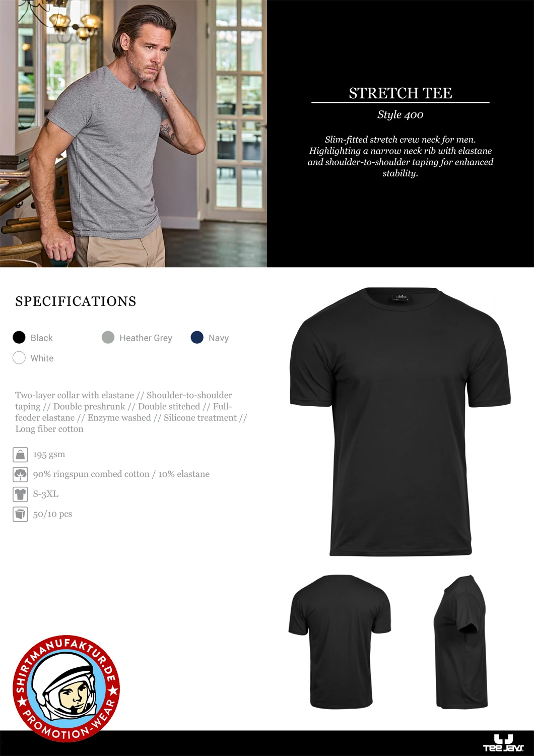 Tee Jays Stretch Tee