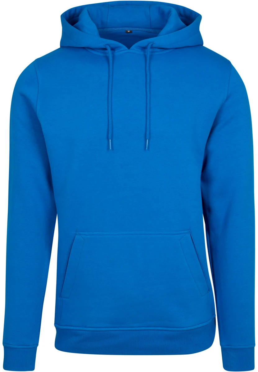 Build Your Brand Heavy Hoody, BY011 cobalt blue