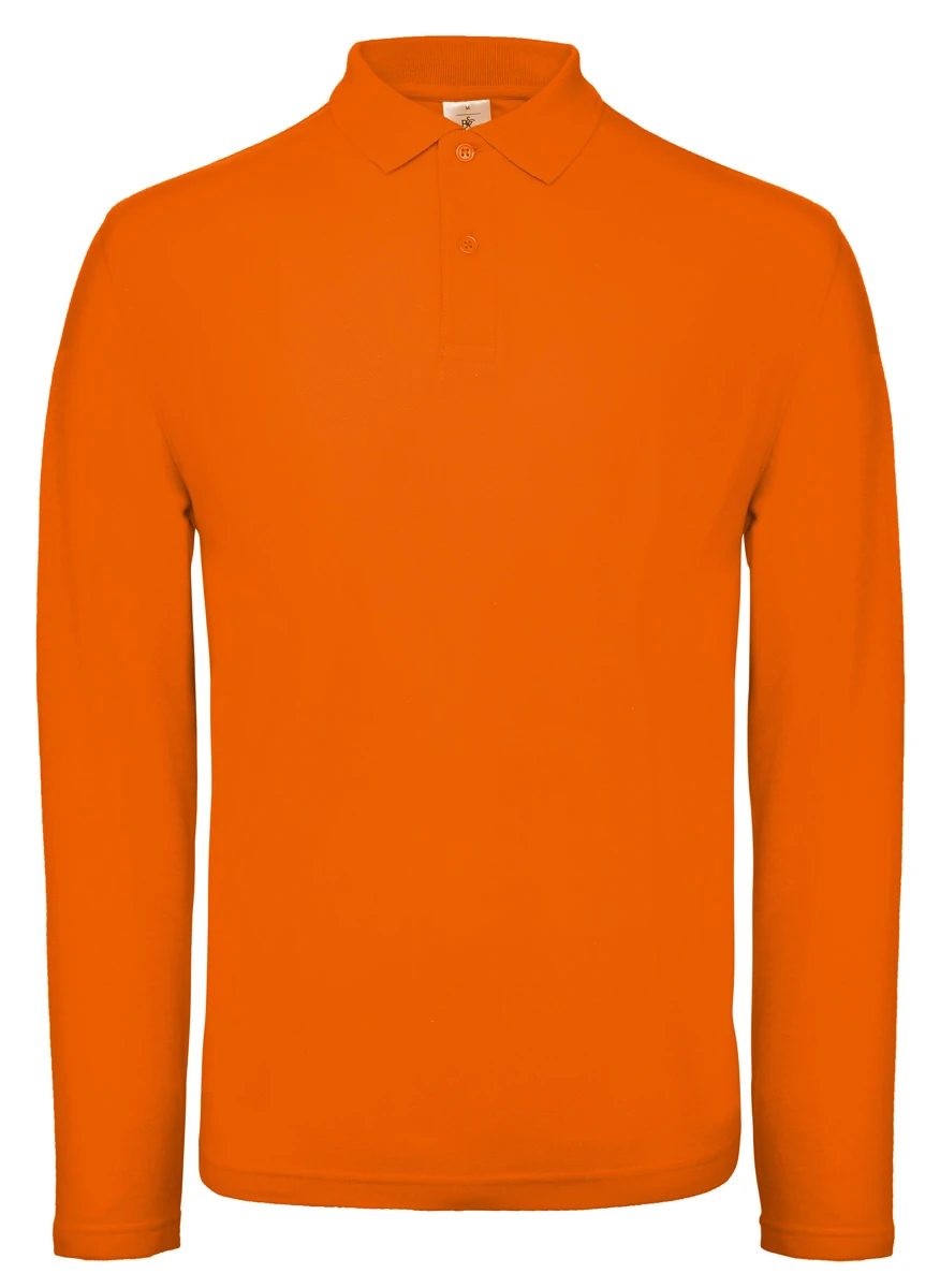 B&C Mens Longsleeve Polo ID.001
