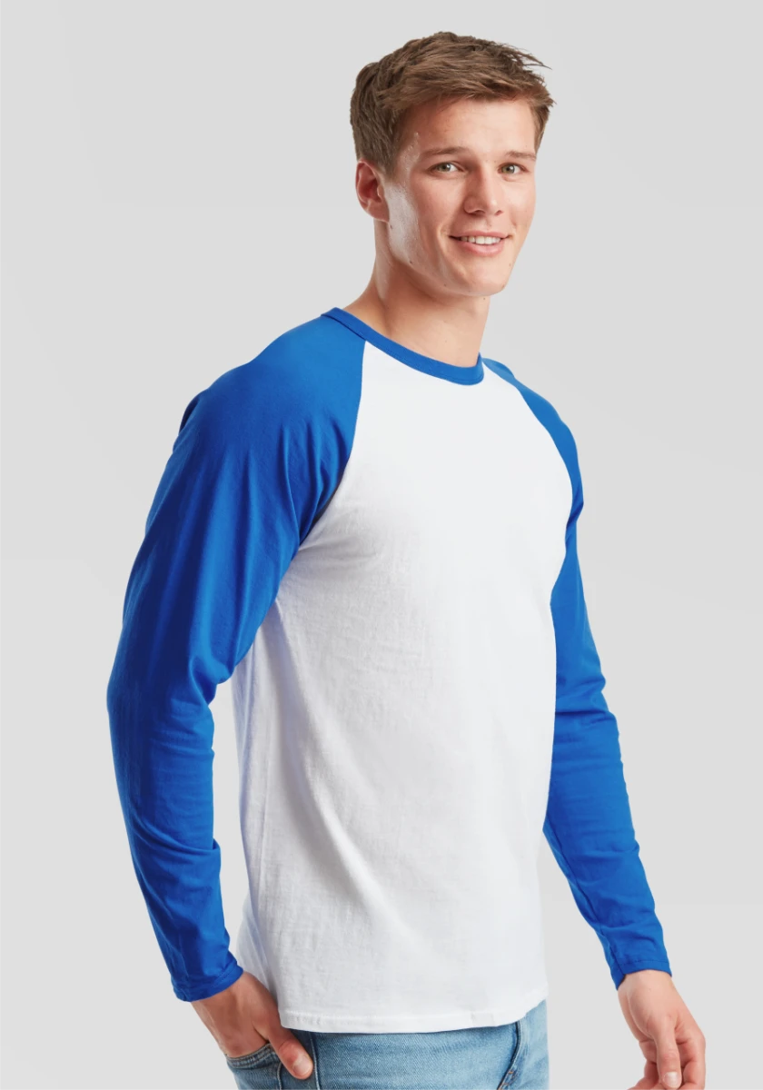 Fruit of the Loom Valueweight Longsleeve Baseball 