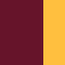 burgundy / gold