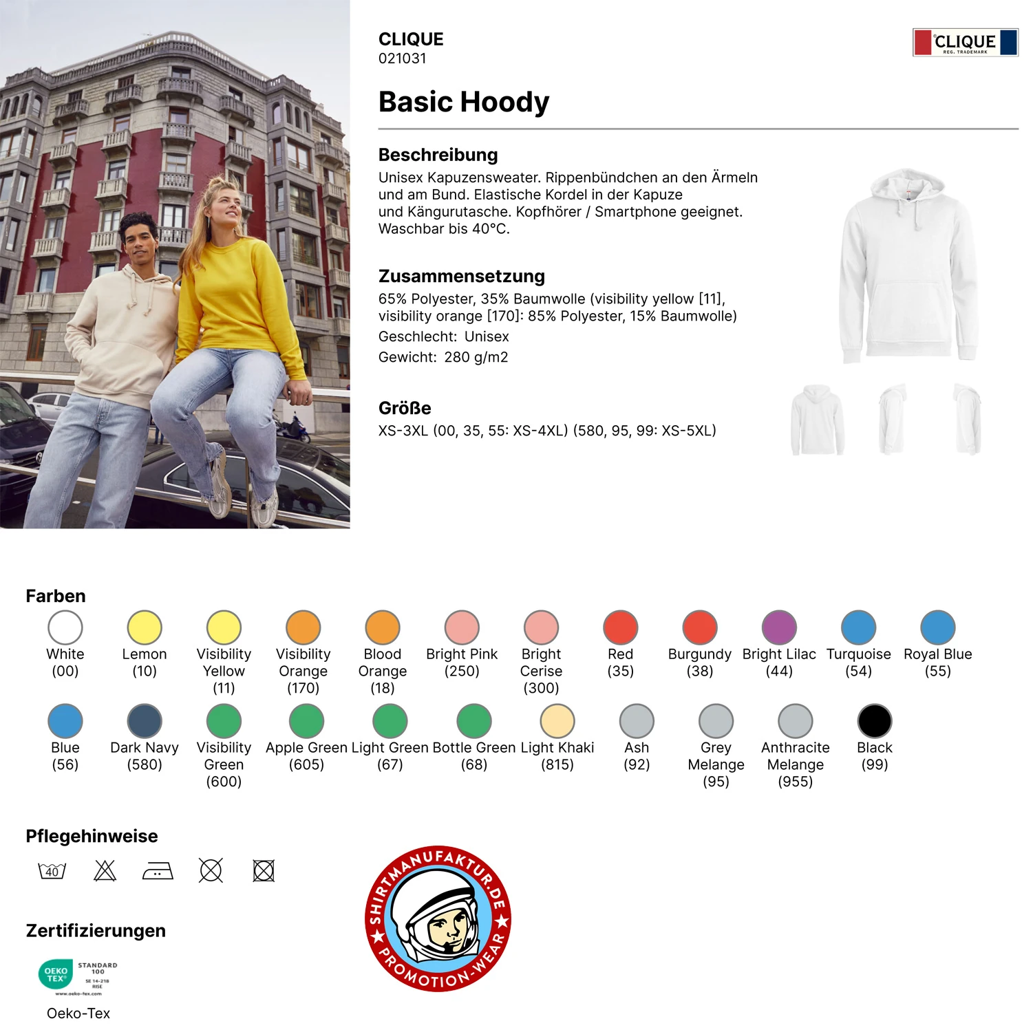 Clique Basic Hoody