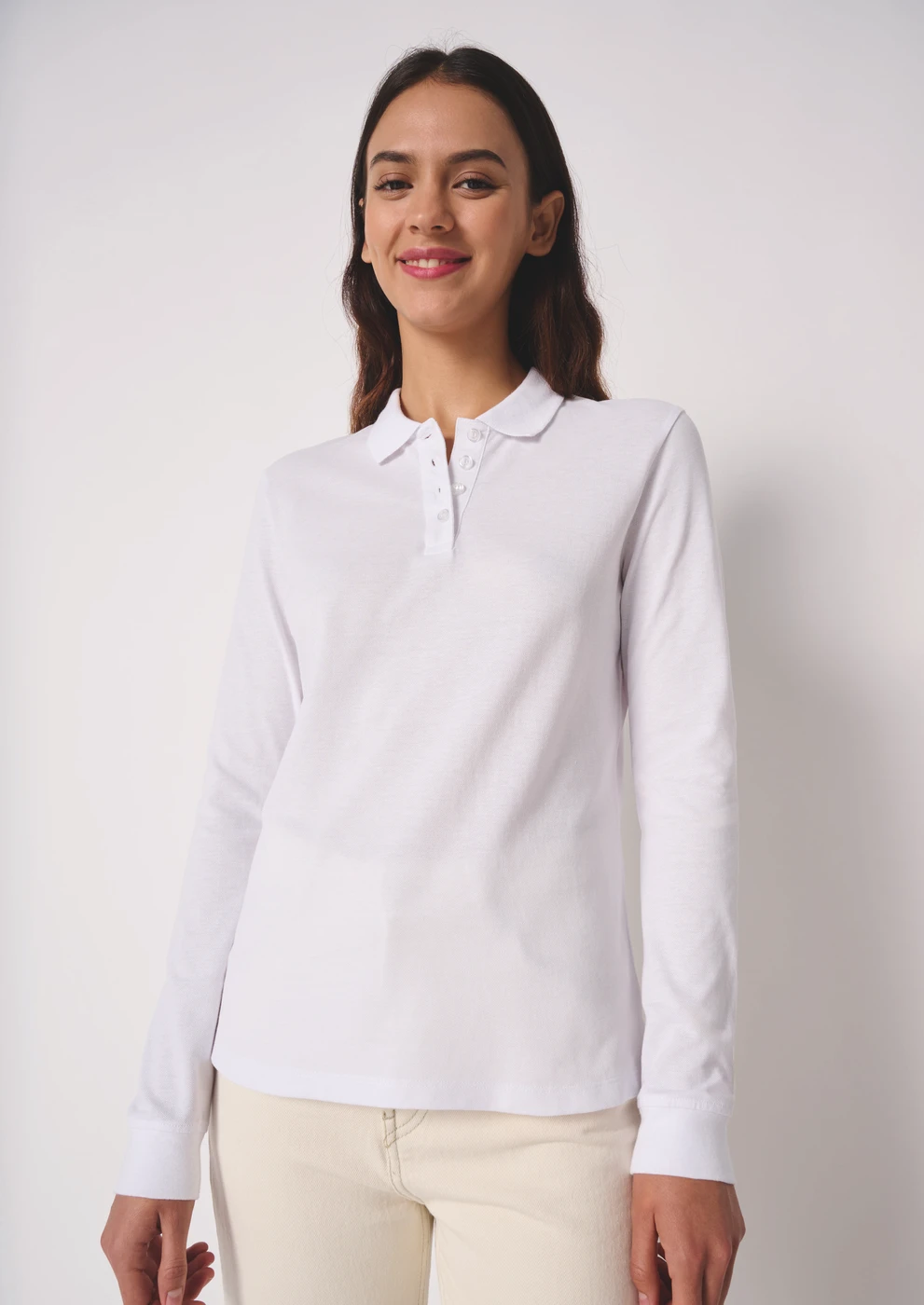 Ideal Basic Ladies Longsleeve Piqué 180 Polo