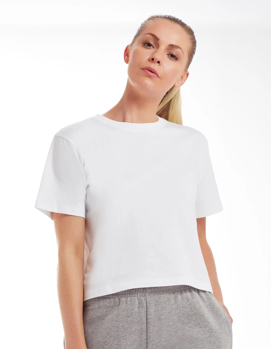 Mantis Womens Cropped Heavy T