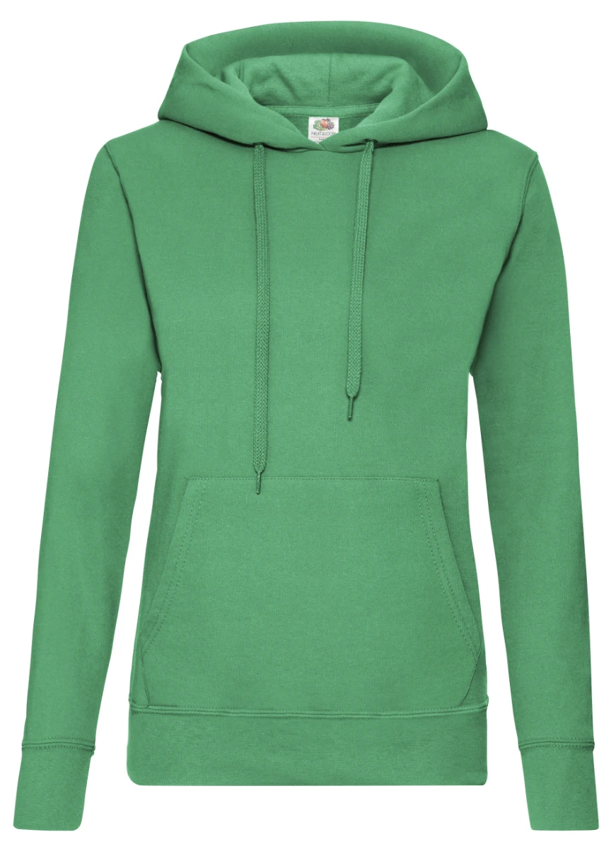 Fruit of the Loom Ladies Classic Hooded Sweat 