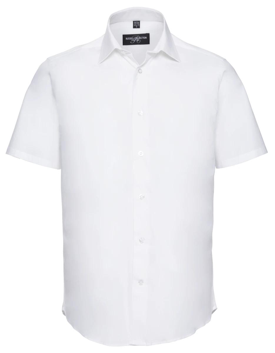 Russell Mens Short Sleeve Fitted Shirt
