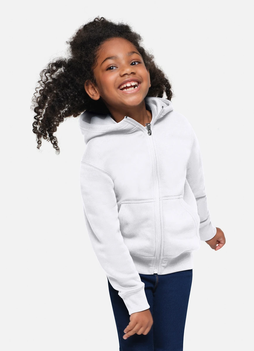 Hakro Kinder Kapuzen-Sweatjacke Bio-Baumwolle