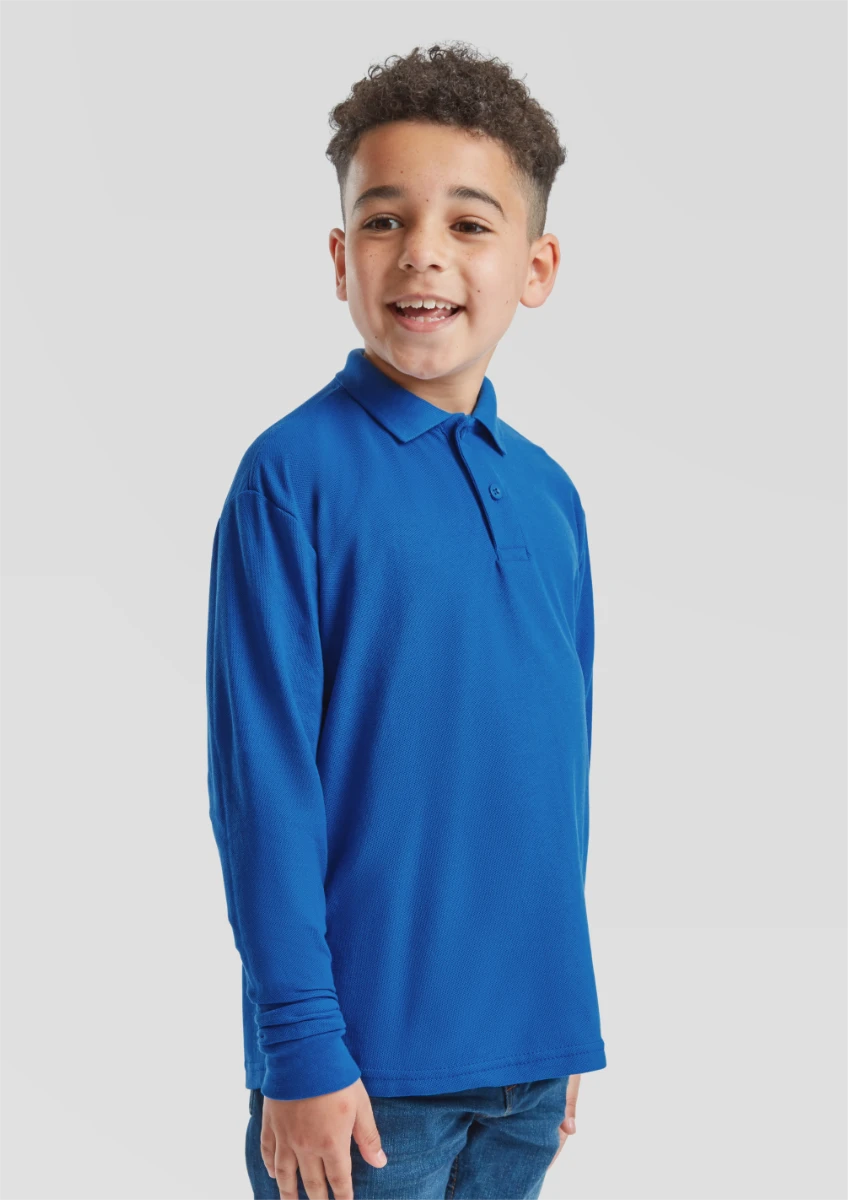 Fruit of the Loom Kids Longsleeve 65/35 Polo