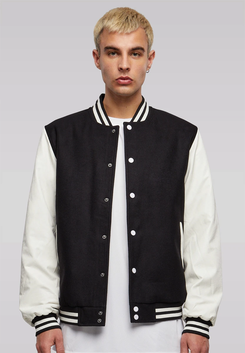 Build Your Brand Oldschool College Jacket 