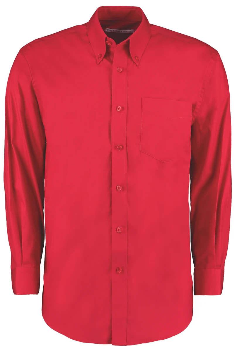Kustom Kit Premium Oxford Shirt Longsleeve