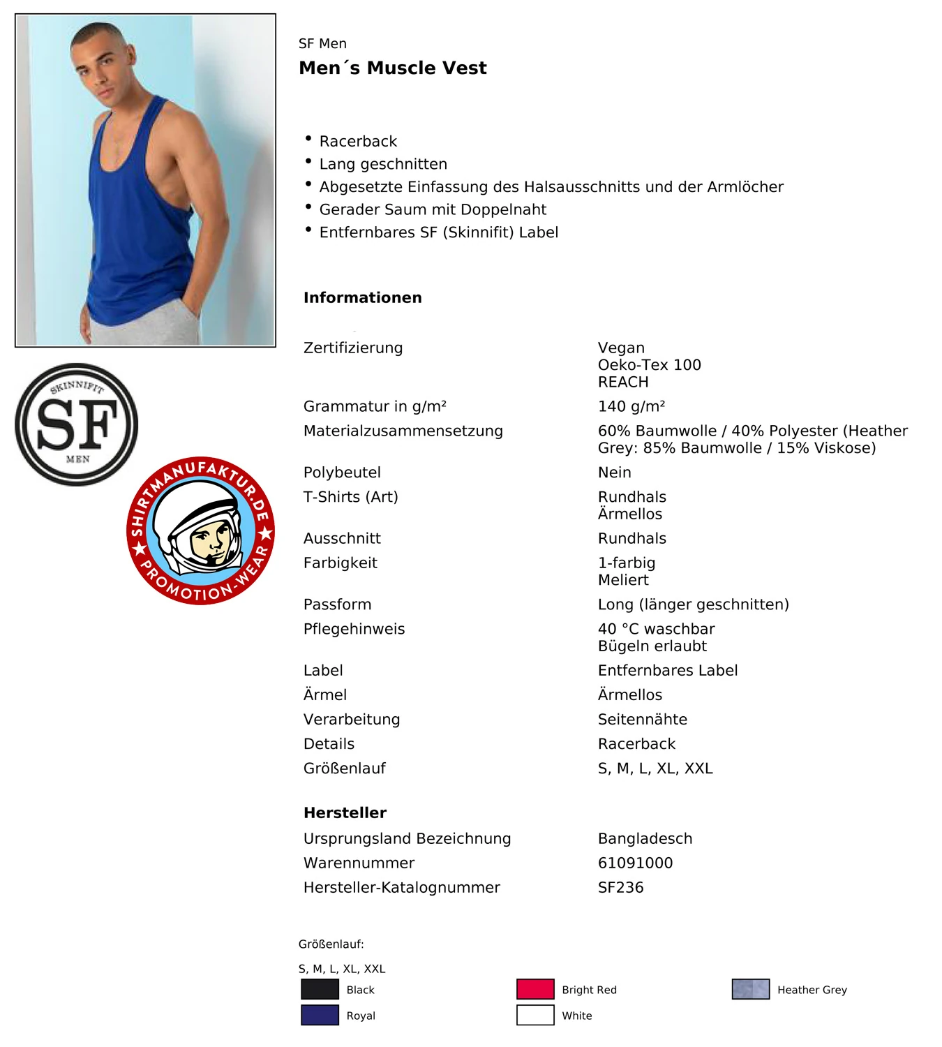 SkinniFit Muscle Vest