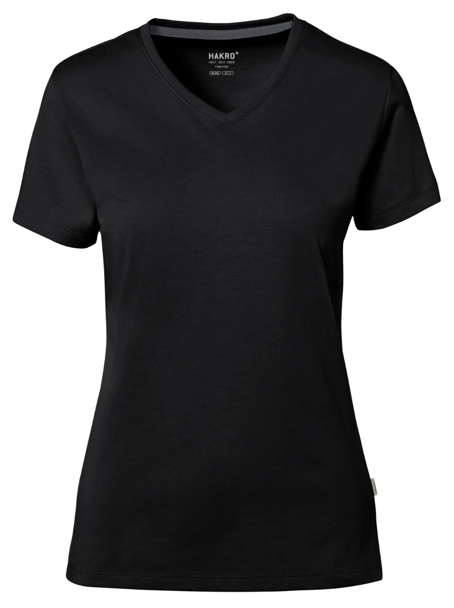 Hakro Ladies Cotton Tec V-Shirt