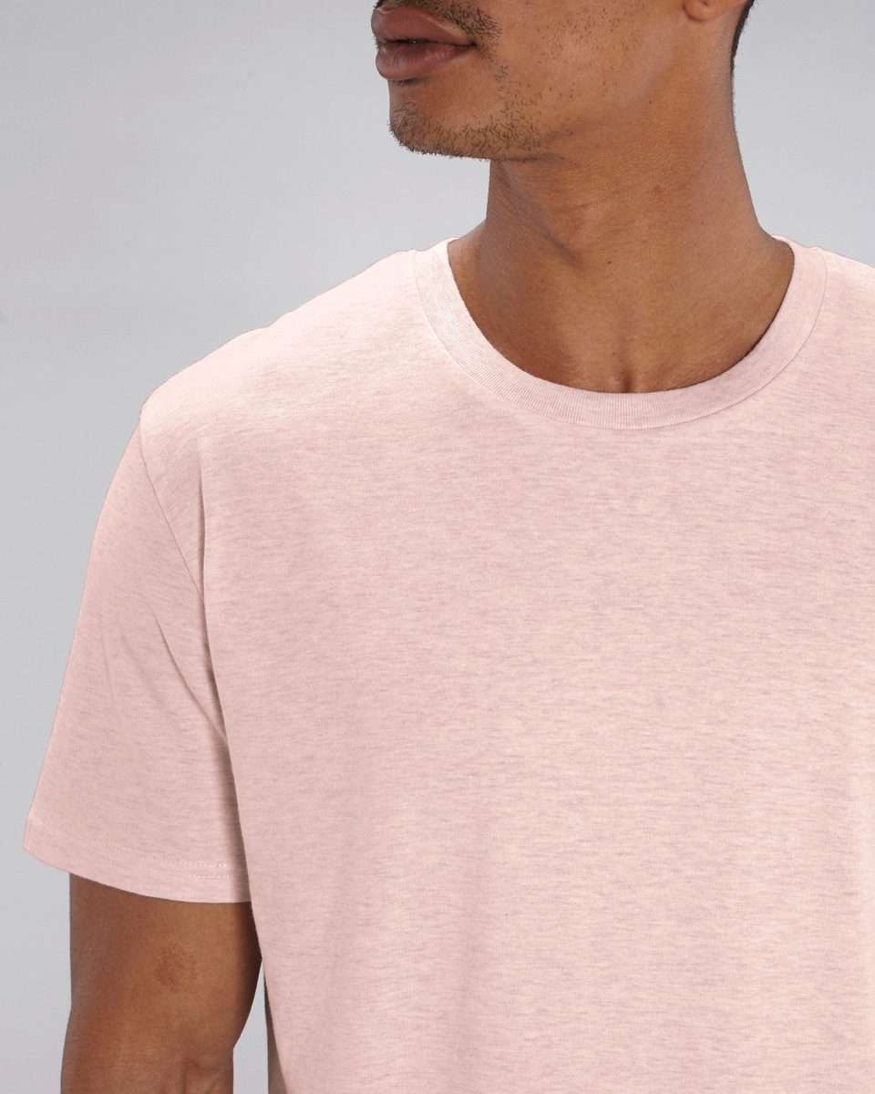 cream heather pink Creator T-Shirt, shirtmanufaktur
