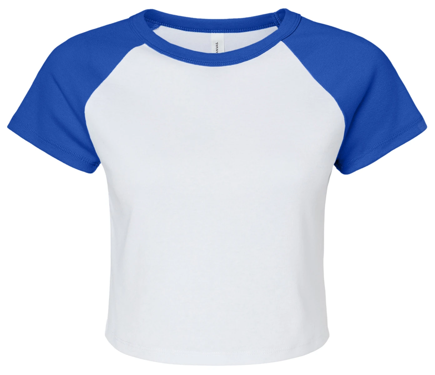Bella Womens Micro Rib Raglan Baby Tee