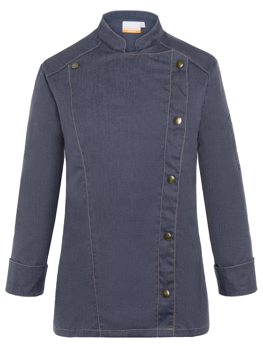 Karlowsky Damenkochjacke Jeans-Style