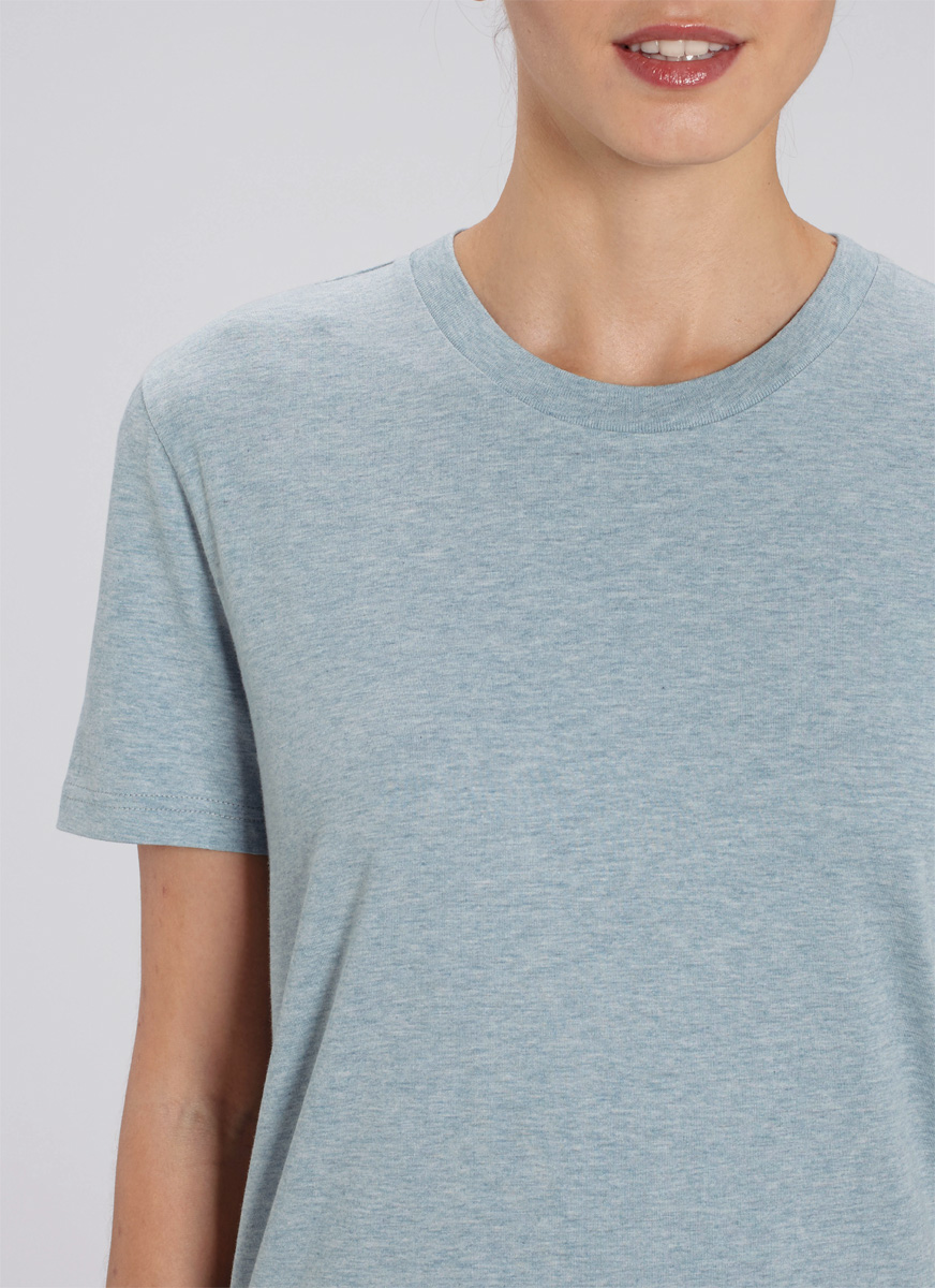 Stanley/Stella Organic Unisex Creator T-Shirt, heather ice blue