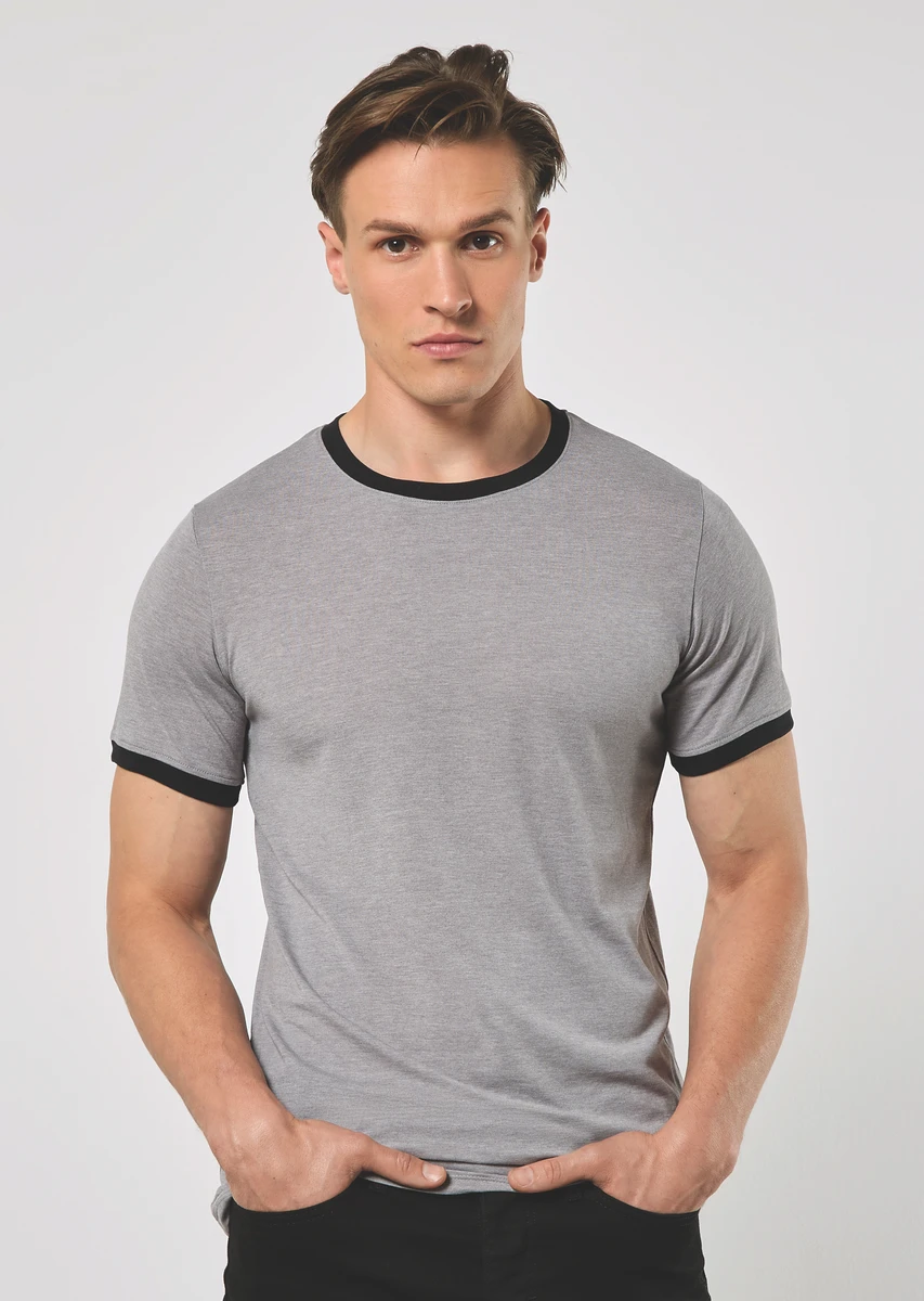 Kustom Kit Fashion Fit Ringer Tee