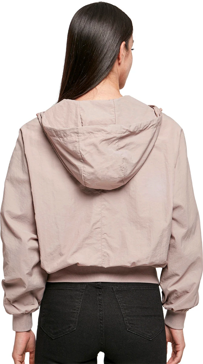 Build Your Brand Ladies Crinkle Batwing Jacket
