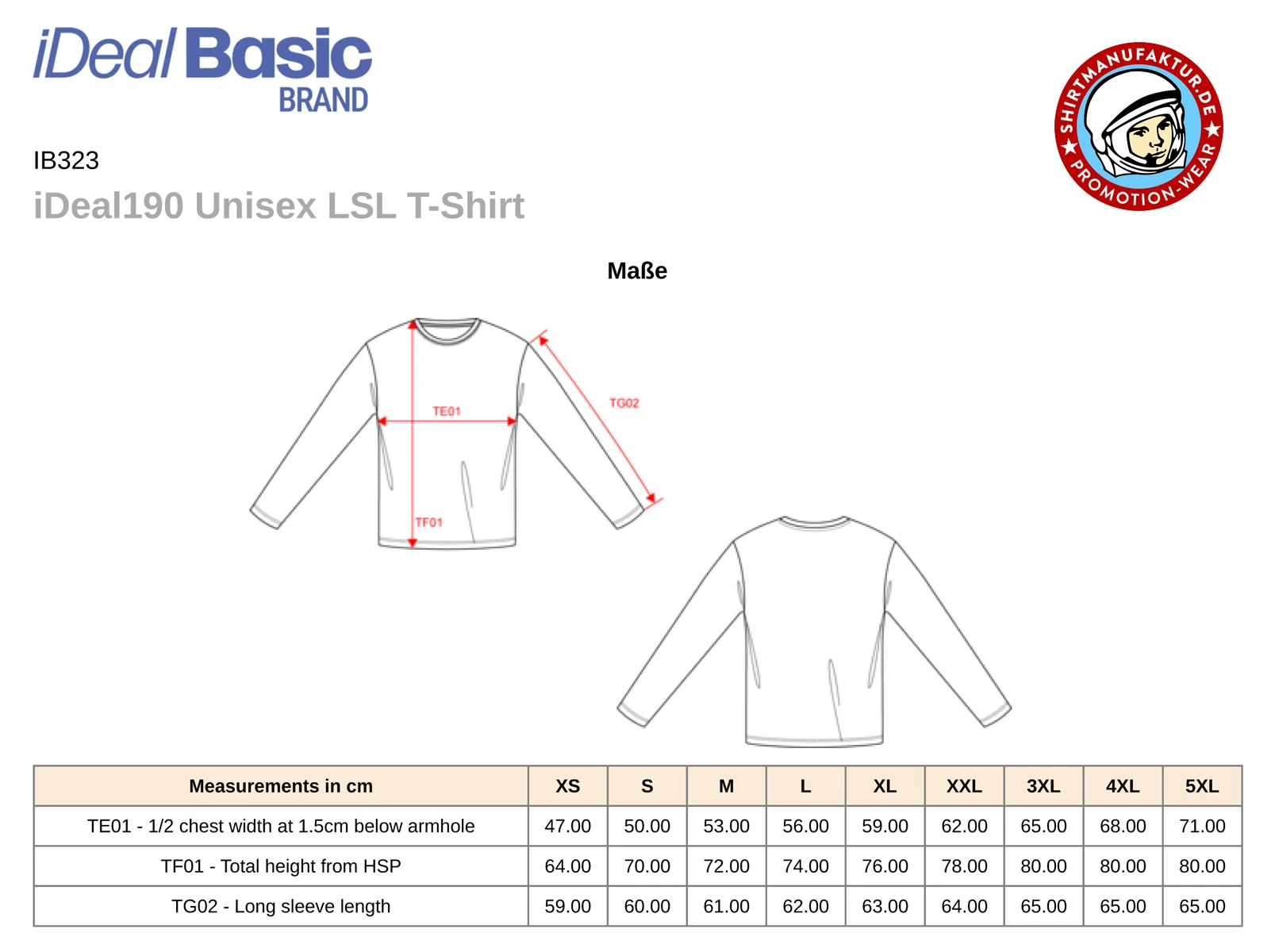 Ideal Basic Unisex 190 Longsleeve