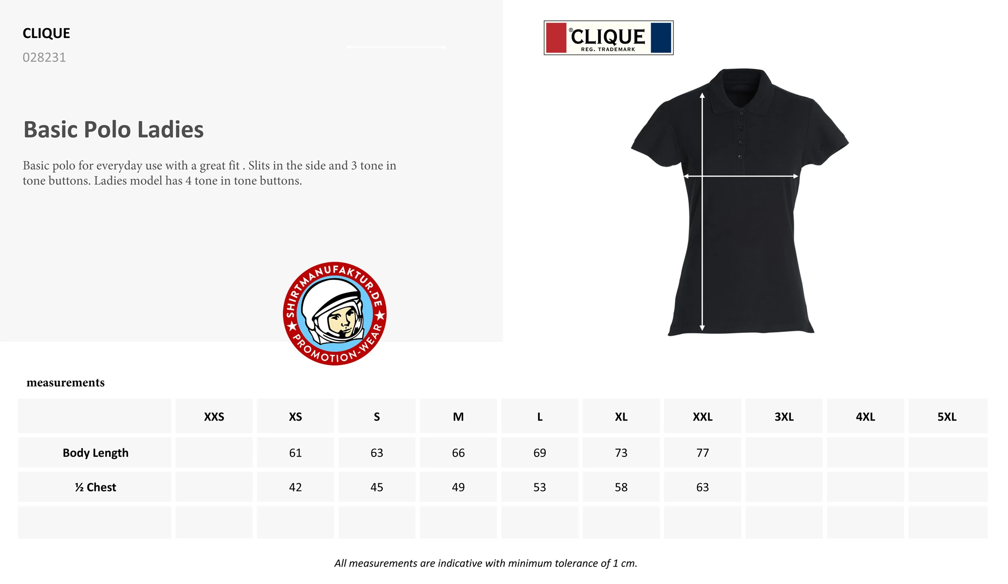 Clique Basic Polo Women