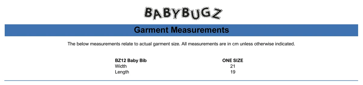 Babybugz Baby Bib