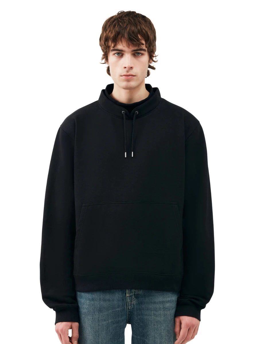 Earth Positive Mock Neck Sweatshirt