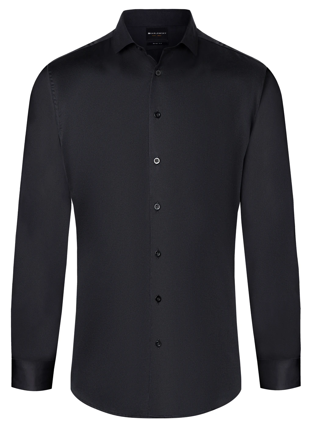 Karlowsky Langarm Herrenhemd Active-Stretch Slim-Fit