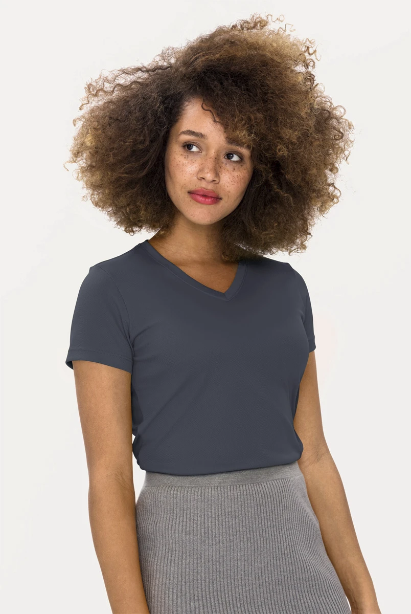 Hakro Ladies V-Shirt COOLMAX