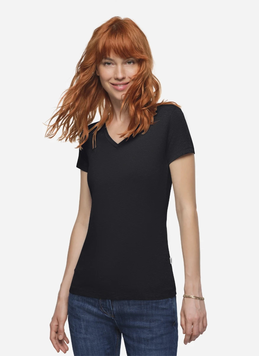 Hakro Ladies V-Shirt Stretch
