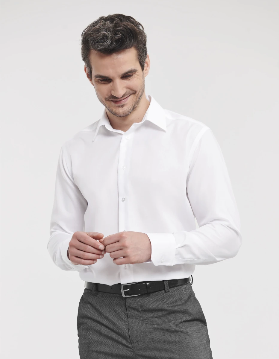 Russell Longsleeve Tailored Ultimate Non-Iron Shirt