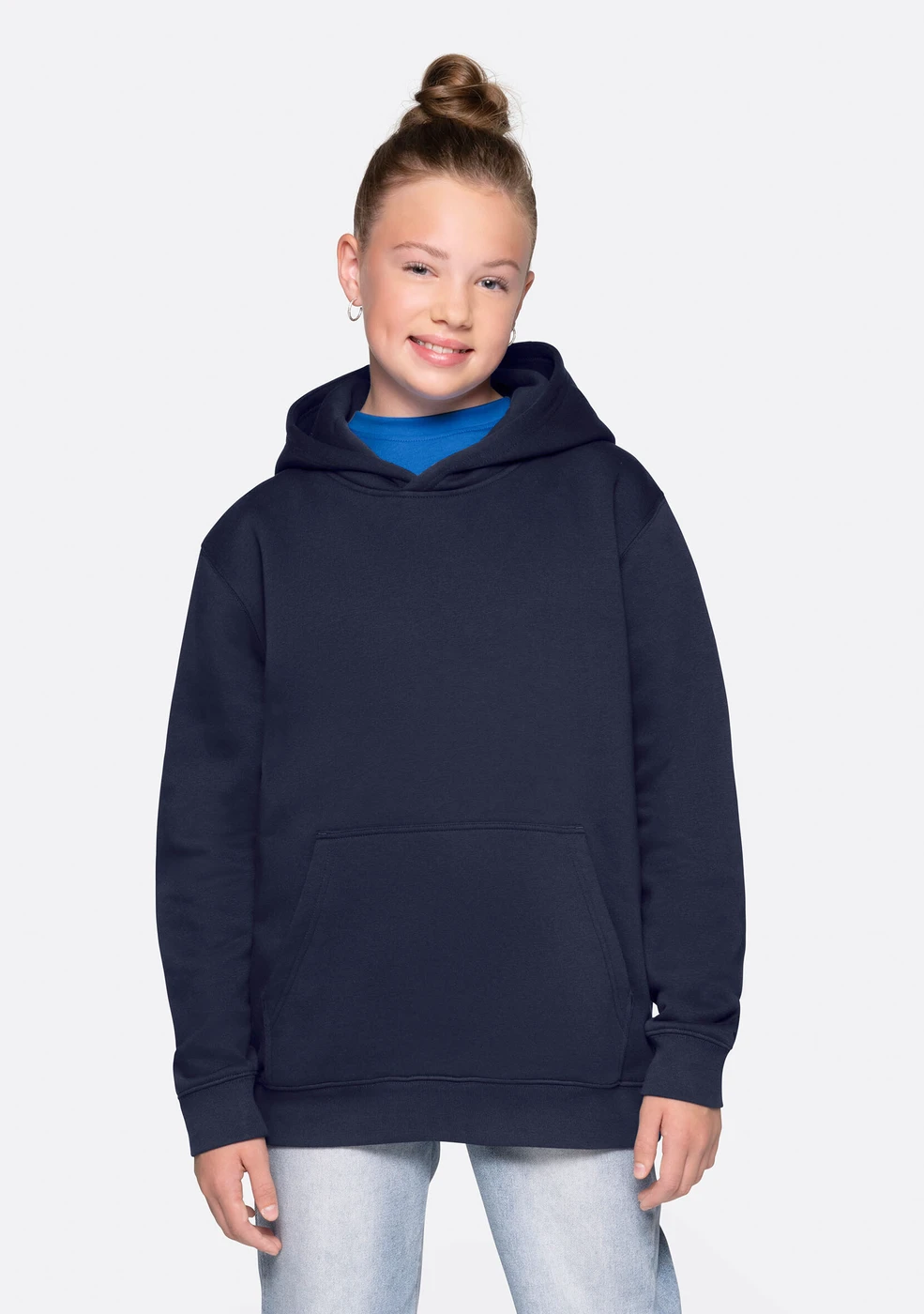 Hakro Kinder Kapuzen-Sweatshirt Bio-Baumwolle