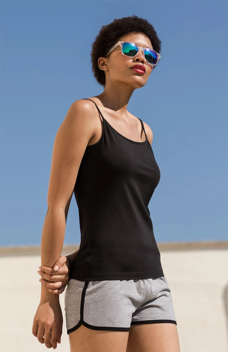 SkinniFit Womens Feel Good Stretch Spaghetti Vest