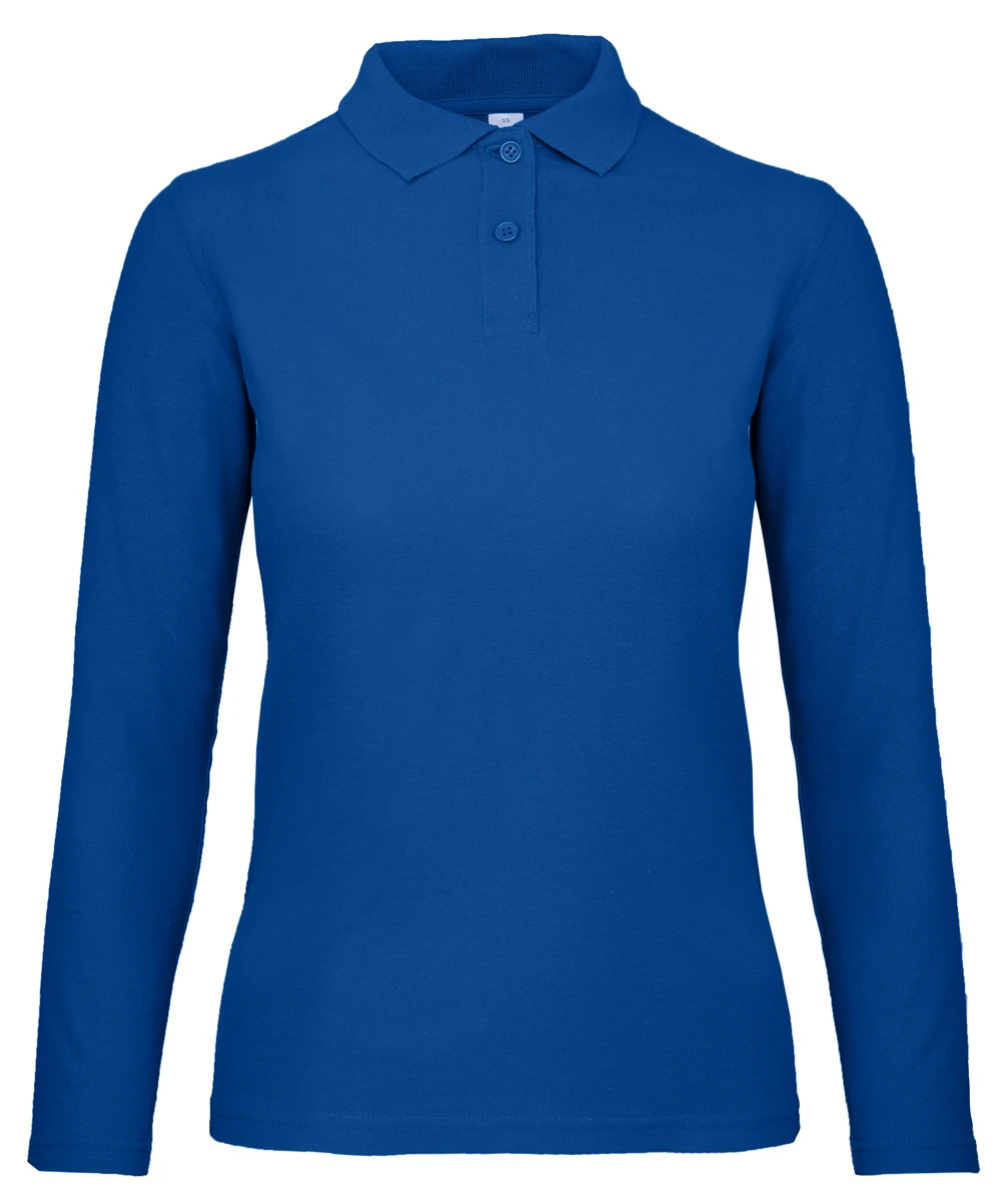 B&C Womens Longsleeve Polo ID.001