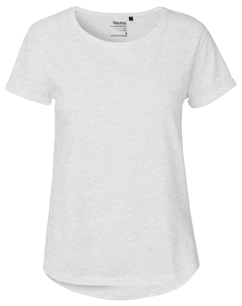 Neutral Ladies Roll Up Sleeve T-Shirt