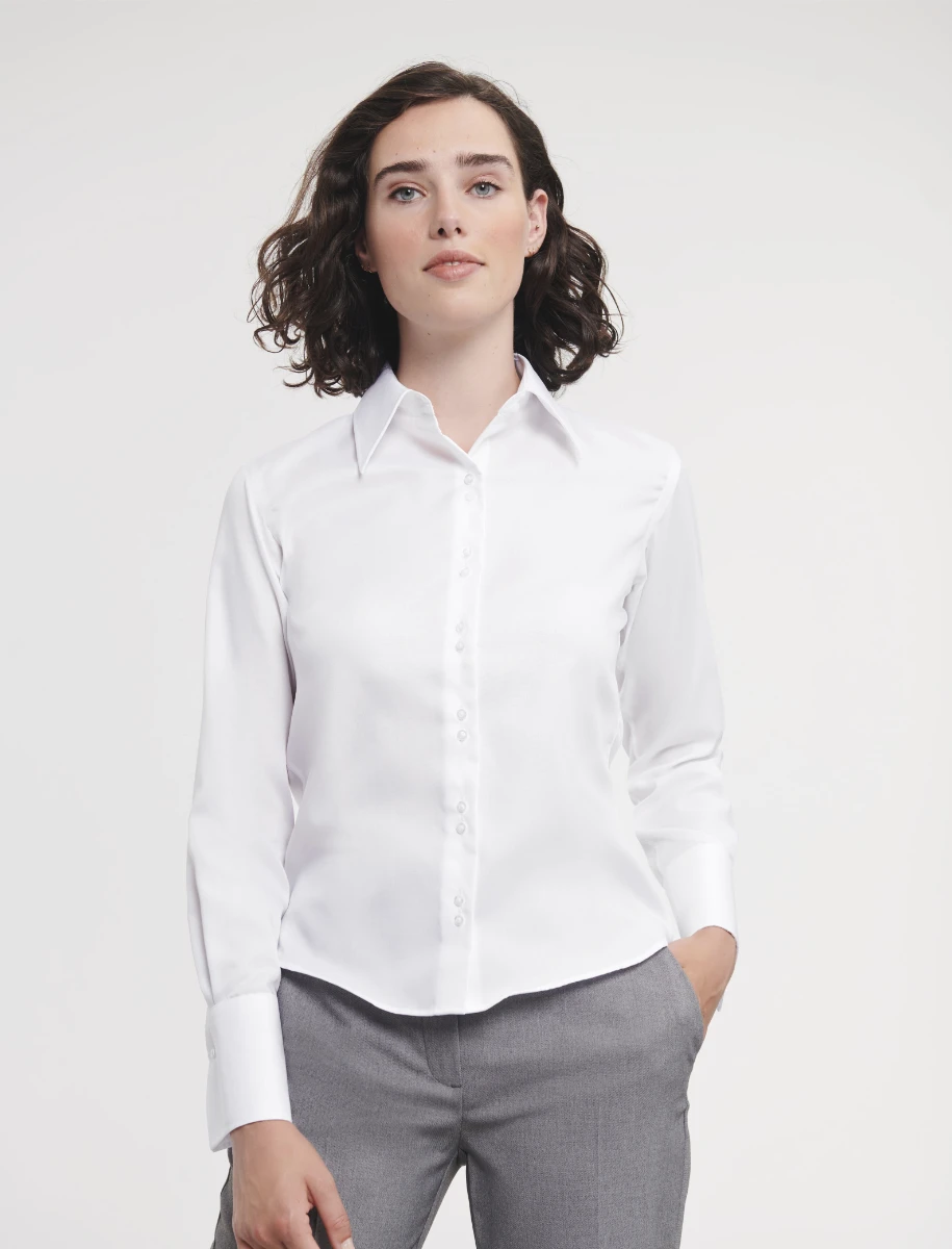 Russell Ladies Ultimate Non-Iron Blouse