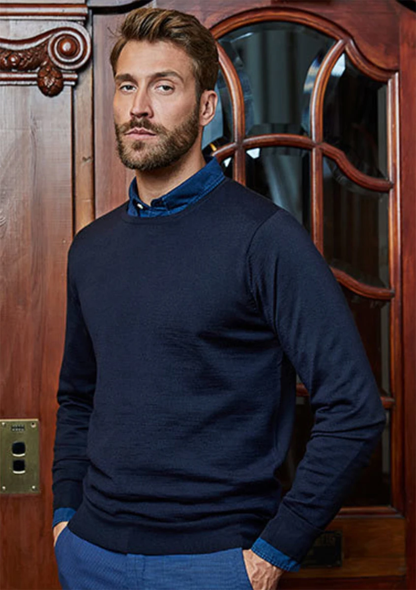 Tee Jays Mens Crew Neck Sweater