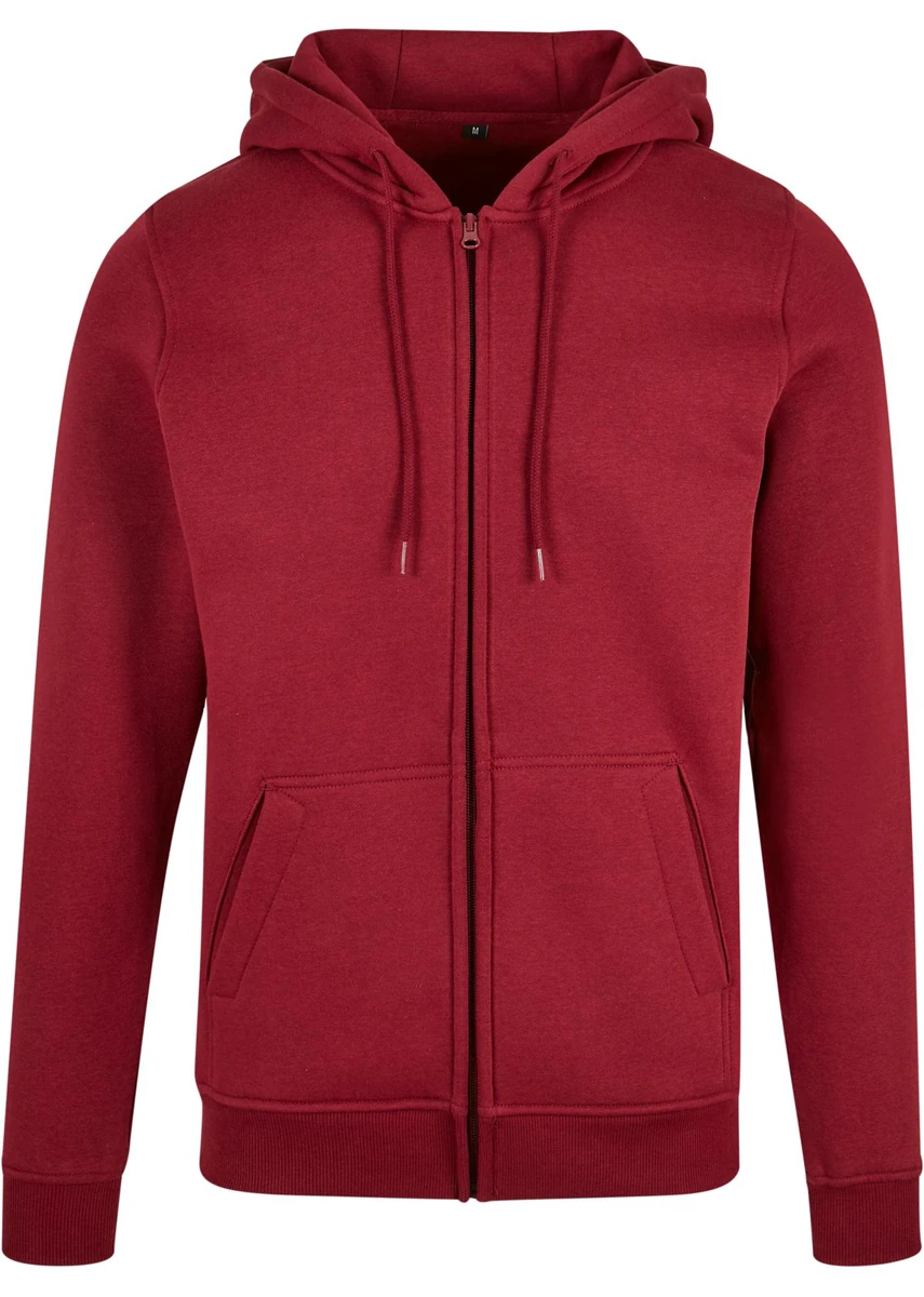 Build Your Brand Heavy Zip Hoody