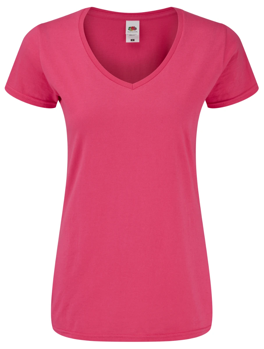 Fruit of the Loom Ladies Iconic 150 V-Neck T