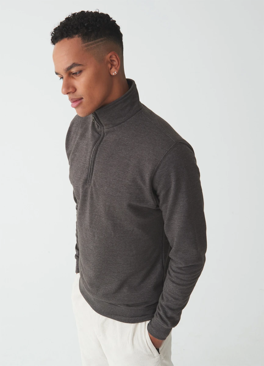 Just Hoods Sophomore 1/4 Zip Sweat