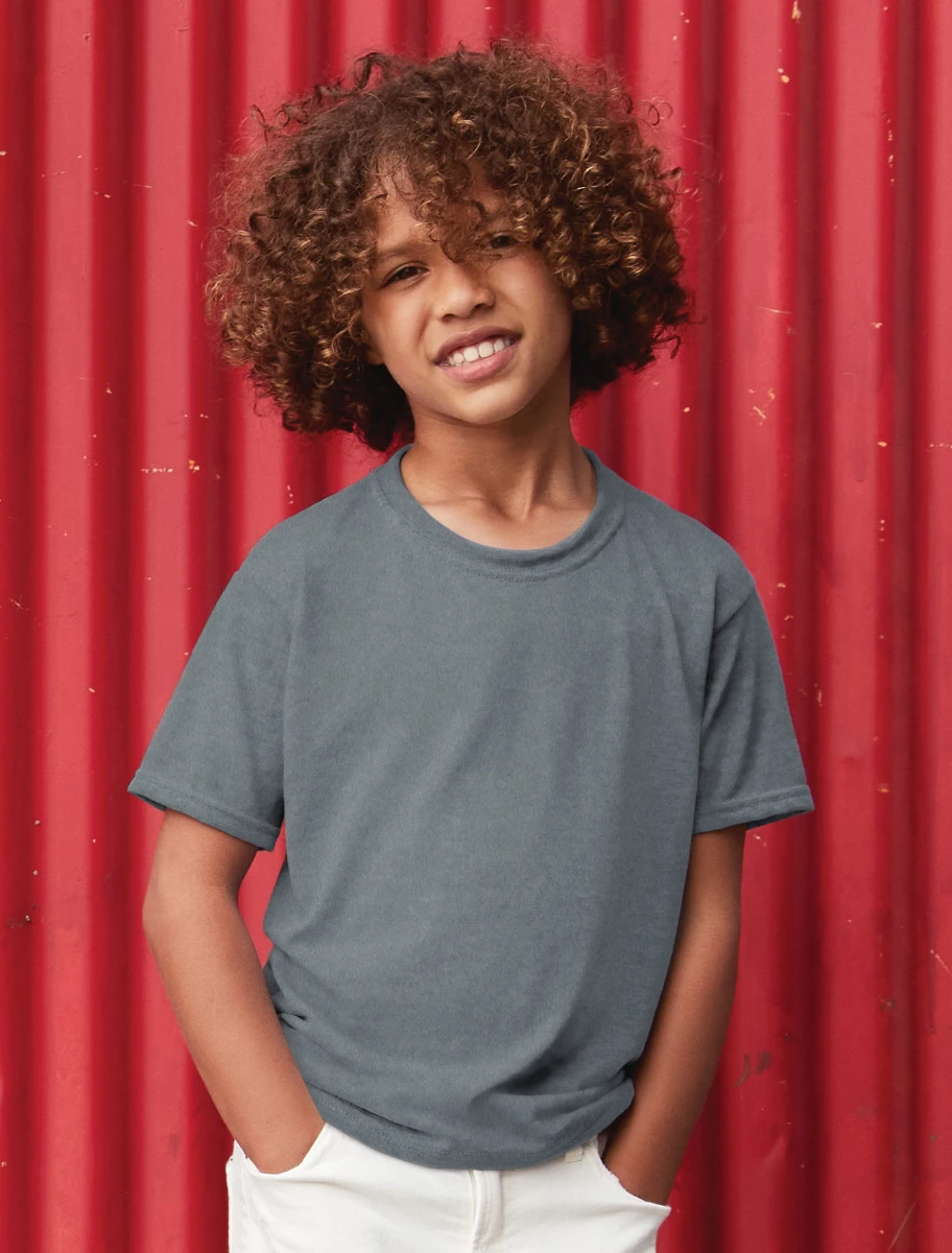 Jerzees Modelshot 0S470Y0, Youth Organic T-Shirt, colour: rock