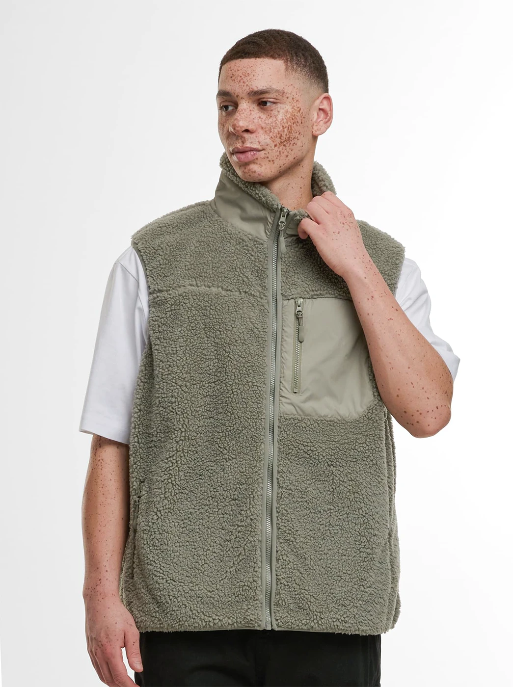 Build Your Brand Bonded Sherpa Vest Build Your Brand Bonded Sherpa Vest