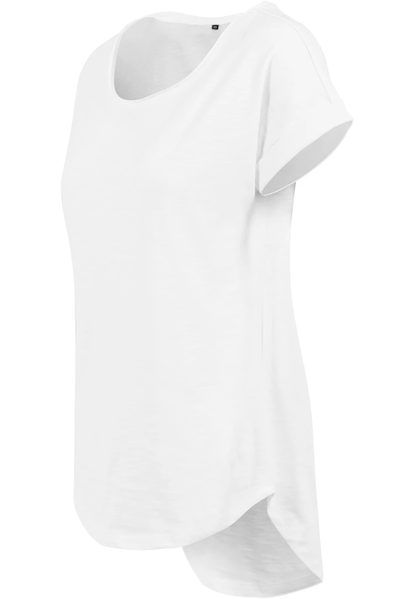 Build Your Brand Ladies Long Slub Tee