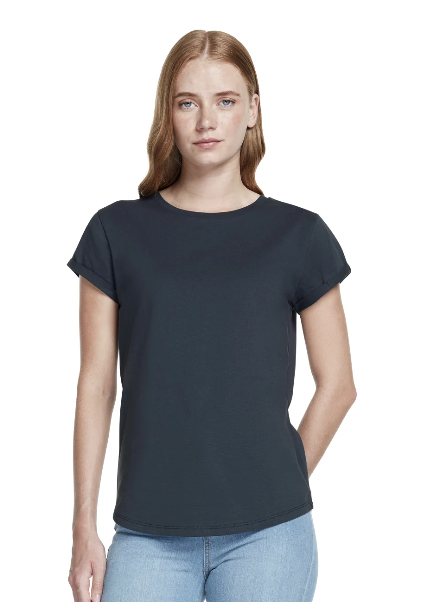 Earth Positve Womens Rolled Sleeve T-Shirt