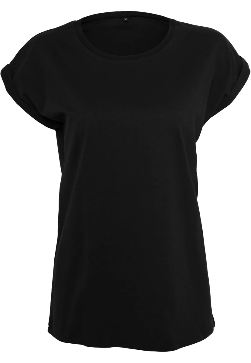 Build Your Brand Ladies Organic Extended Shoulder Tee