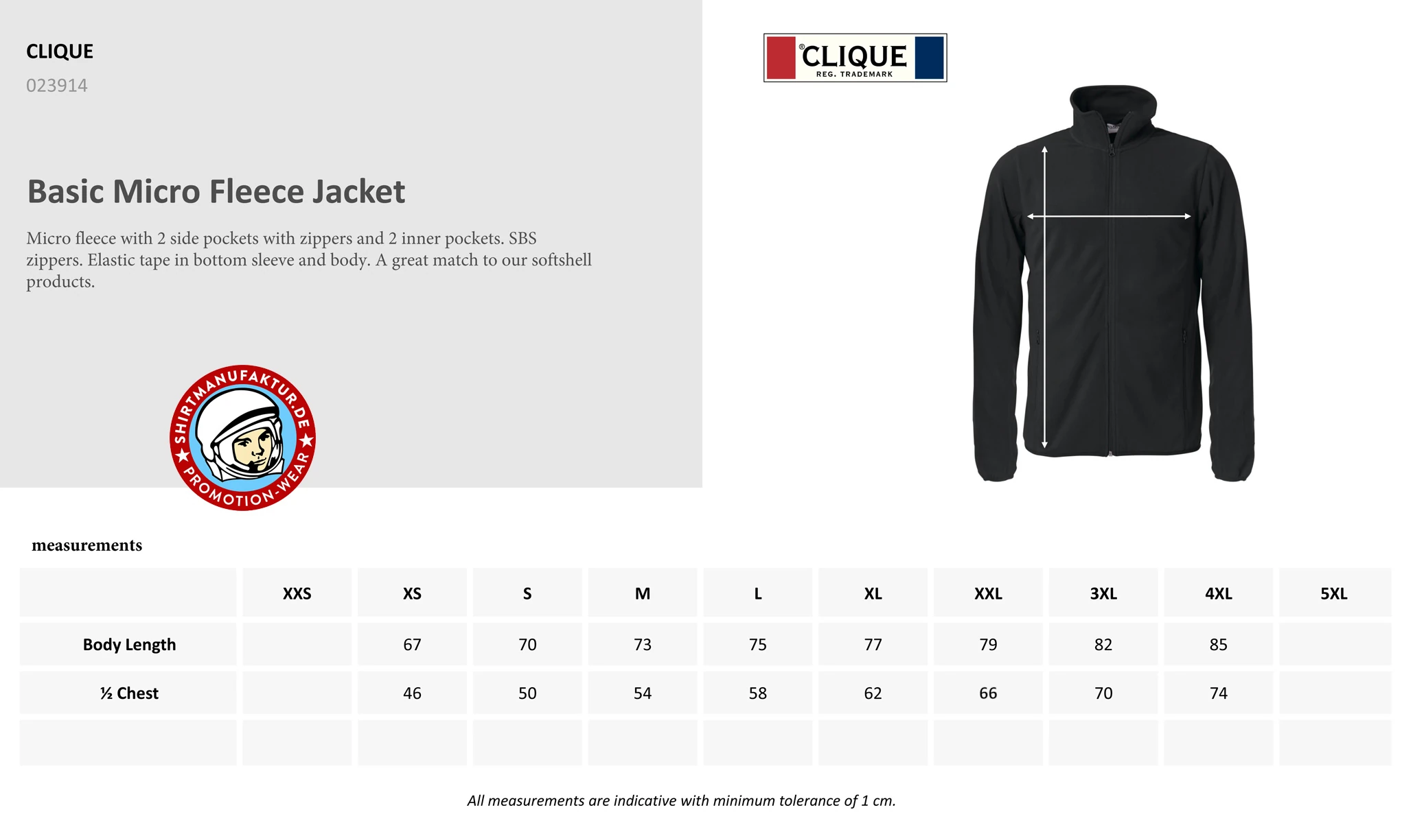 Clique Basic Micro Fleece Jacket Clique Basic Micro Fleece Jacket