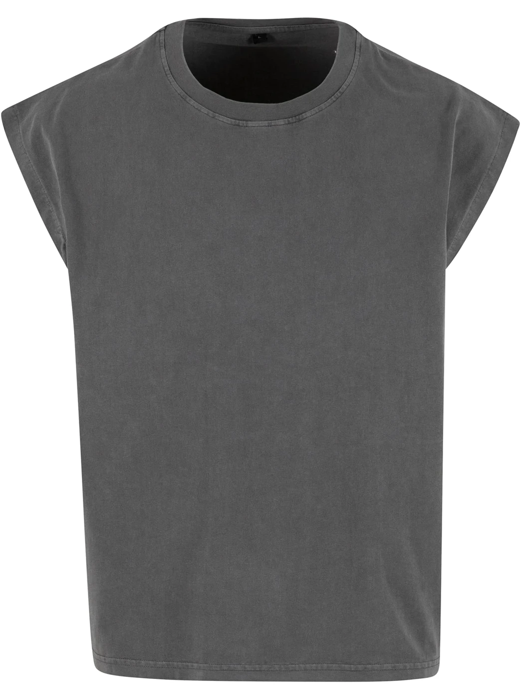 Build Your Brand Vintage Cropped Heavy Sleeveless Tee