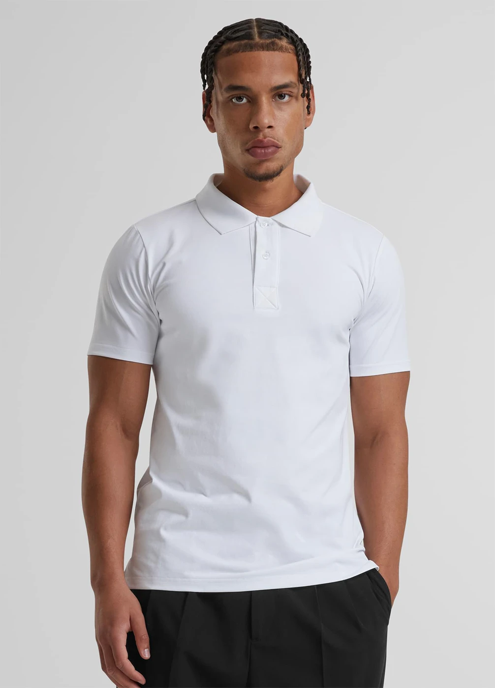Build Your Brand Sorona Polo Tee
